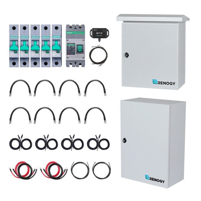 Renogy 2.5kW Essential Plus Solar Kit - Complete Off-Grid Power Solution for Homes, RVs & Camping | Portable Solar Panel System with Inverter & Battery Backup