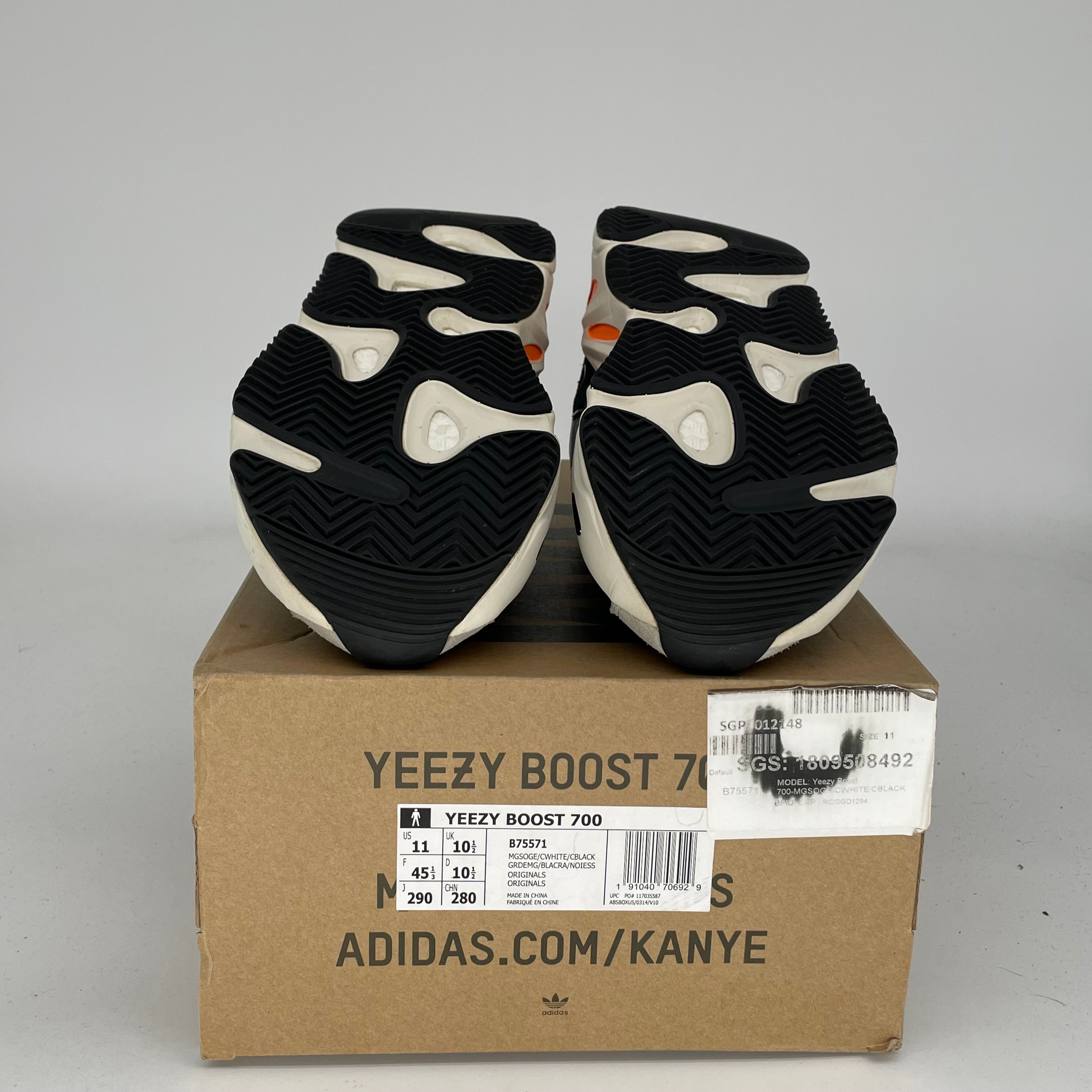 Adidas Yeezy 700 Wave Runner Sneakers - Men's Size 11 (B75571) | Comfortable Running Shoes for Jogging, Gym & Casual Wear