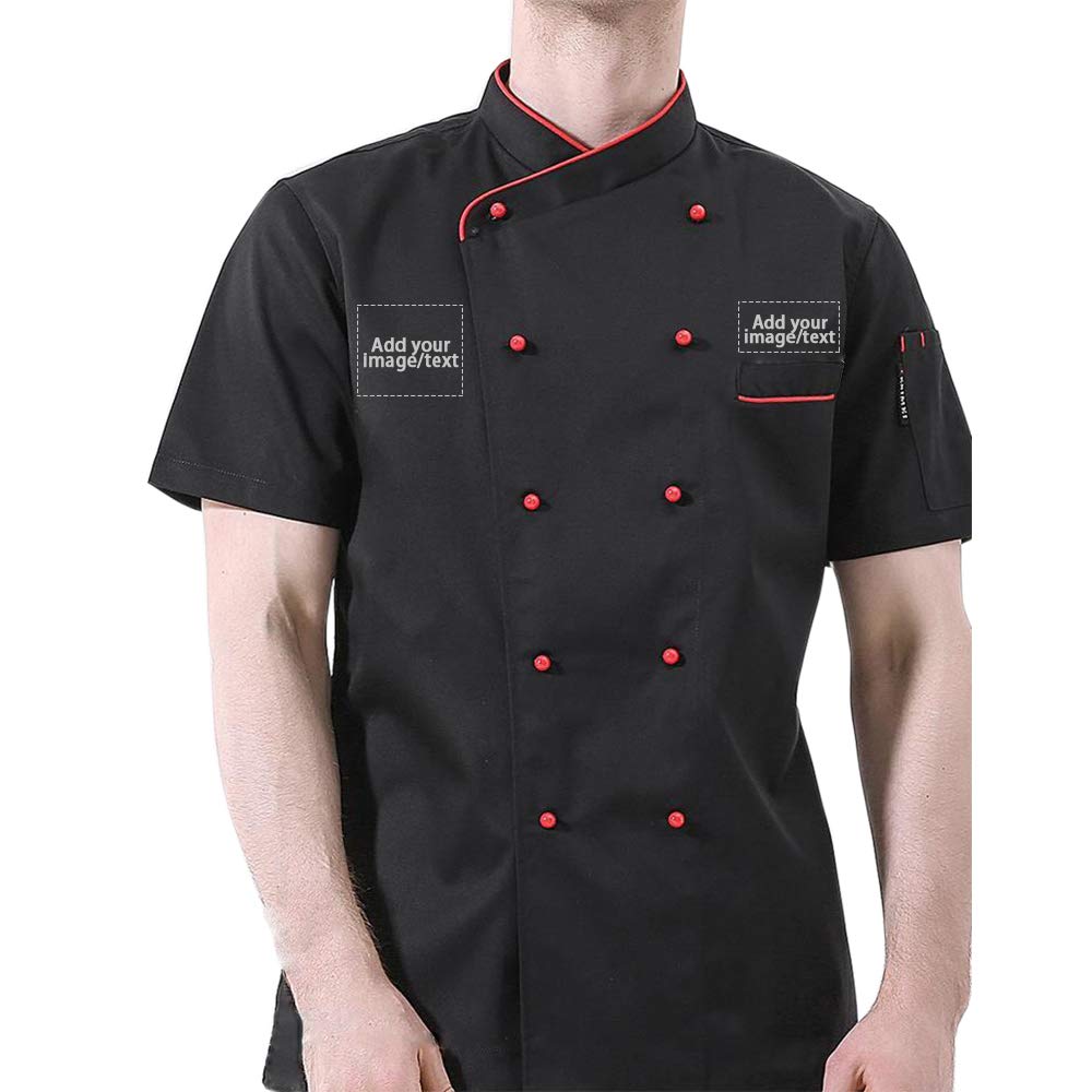 Custom Chef Jackets for Men & Women - Personalized Embroidery Kitchen Uniforms for Restaurant & Hotel Chefs - Professional Cooking Apparel for Culinary Work