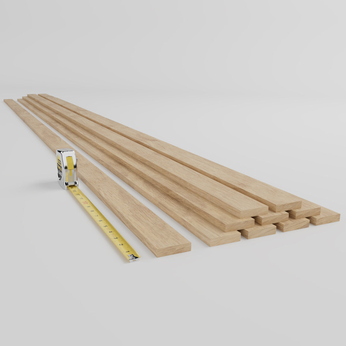 Premium Stain-Grade Hardwood Slats - Traditional Solid Wood Slats for DIY Furniture, Bed Frames & Home Decor Projects - Perfect for Rustic, Farmhouse & Modern Interior Design Styles