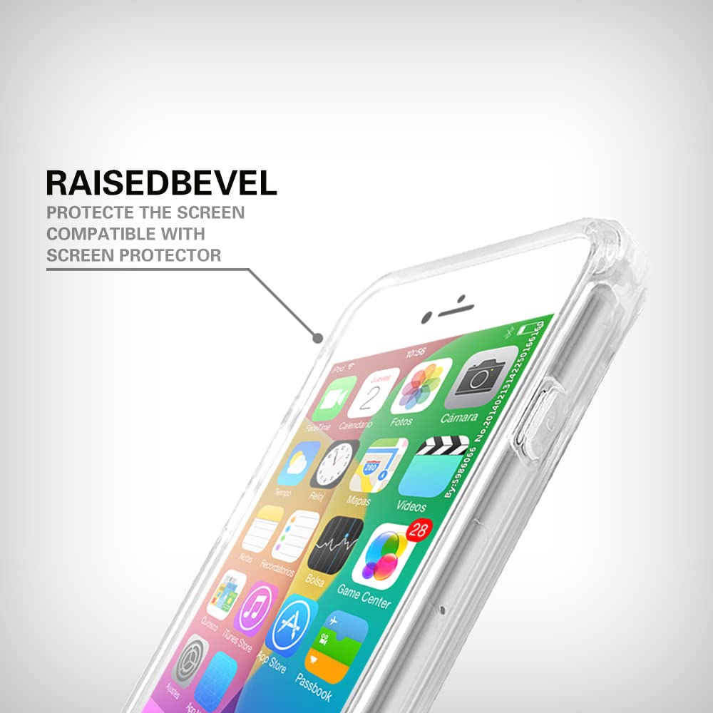 Slim Transparent TPU Phone Case with PC Hard Panel - For Everyday Protection