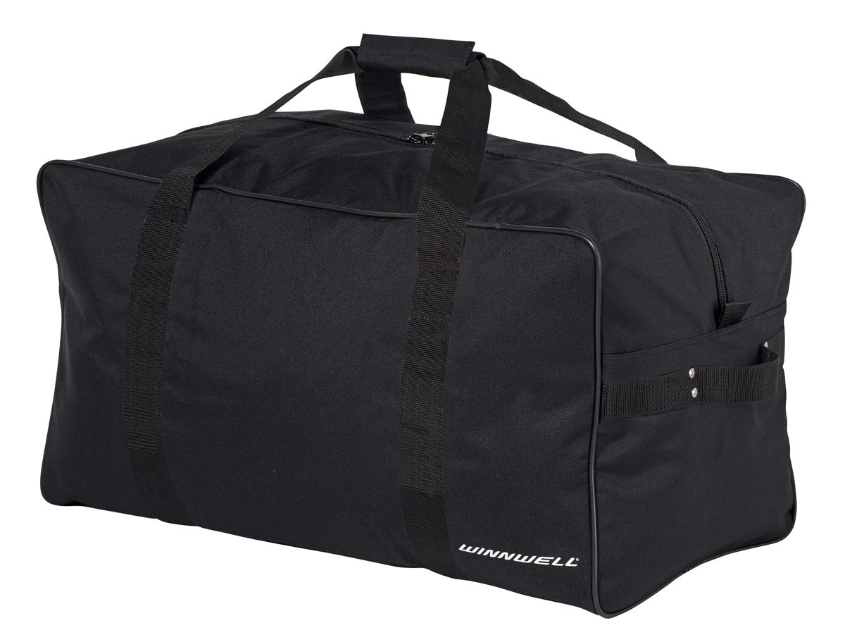 **Winnwell Basic Carry Hockey Bag - Large Heavy Duty Hockey Equipment Storage Bag for Players - Durable Gear Bag for Sticks, Pads & Skates - Perfect for Travel, Practice & Games**