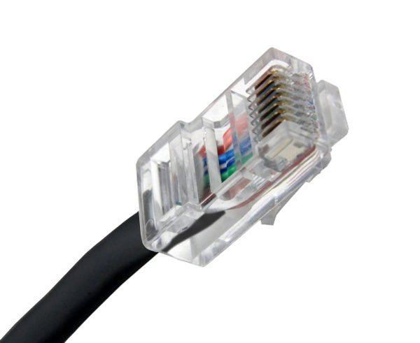 Premium CAT5E Ethernet Patch Cable - Non-Booted RJ45 Network Cable - 7ft High-Speed Internet Cord for Home Office, Gaming & Streaming