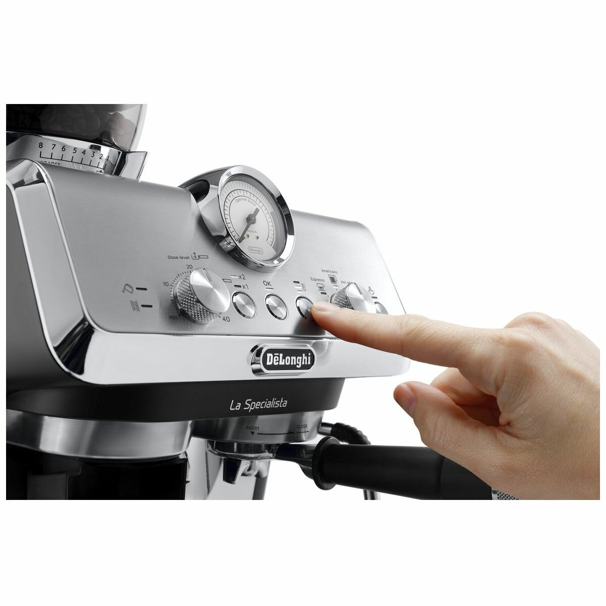 De'Longhi EC9155MB La Specialista Arte Manual Pump Espresso Machine - Premium Home Barista Coffee Maker for Espresso, Latte & Cappuccino - Perfect for Kitchen, Office & Gifting