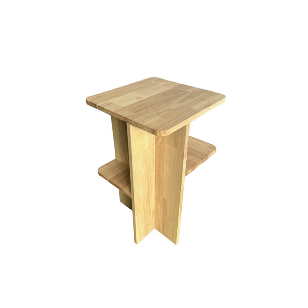 Modern Wooden Bedside Table - Nightstand with Drawer & Shelf for Bedroom, Living Room, or Office - Compact & Stylish Home Furniture