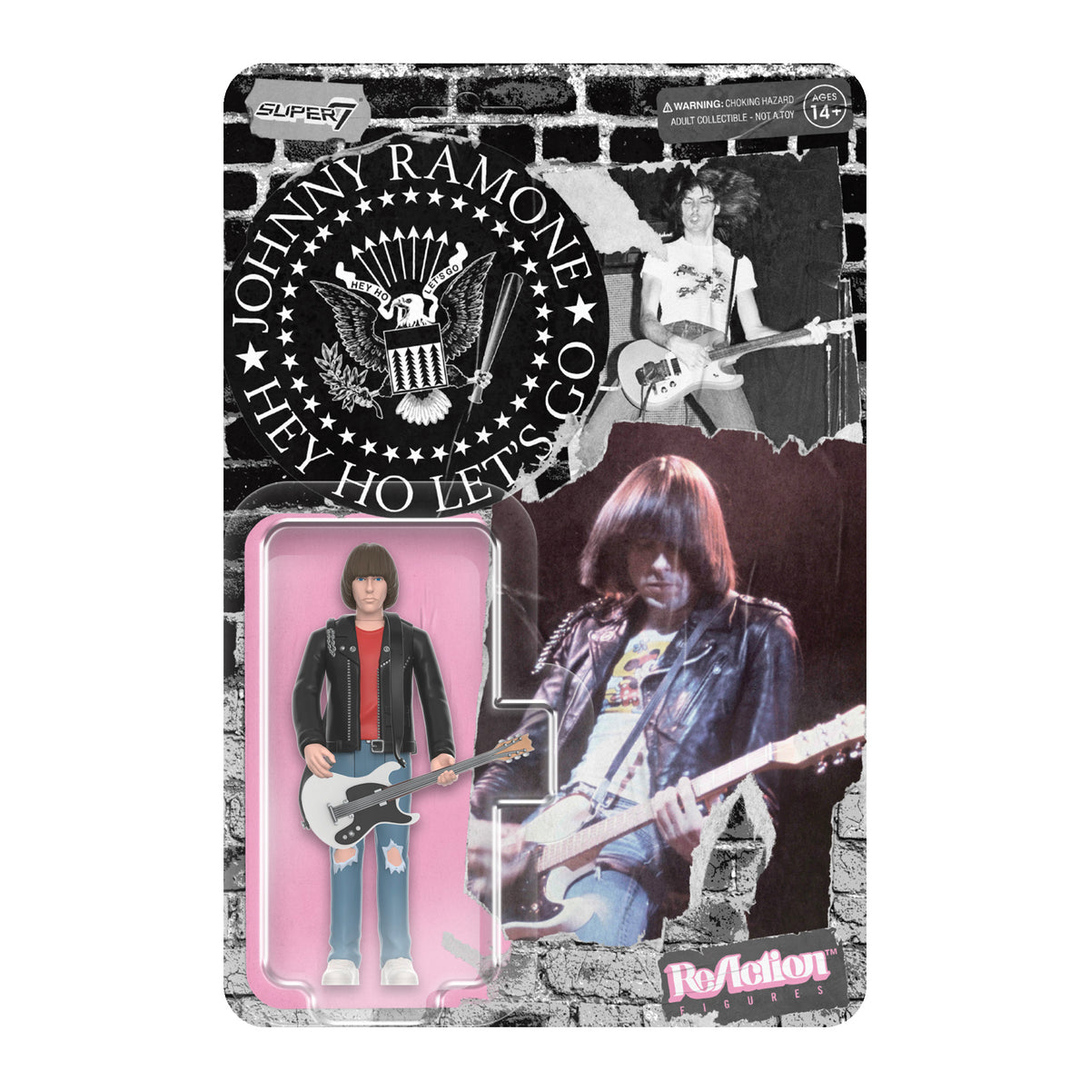 Johnny Ramone Action Figure - Punk Rock Collectible Toy for Music Fans & Collectors - Perfect for Display, Gifts, and Punk Rock Memorabilia Collections