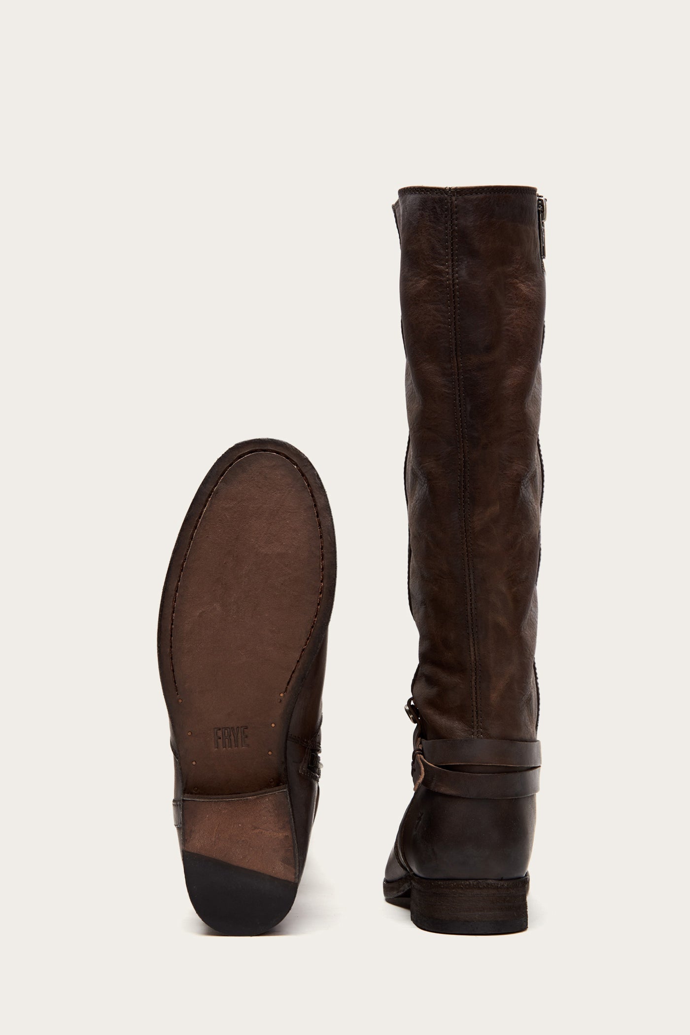 Melissa Belted Tall Boots - Vintage & Pre-Loved Women's Fashion Boots for Fall & Winter | Perfect for Casual Outfits, Office Wear & Date Nights