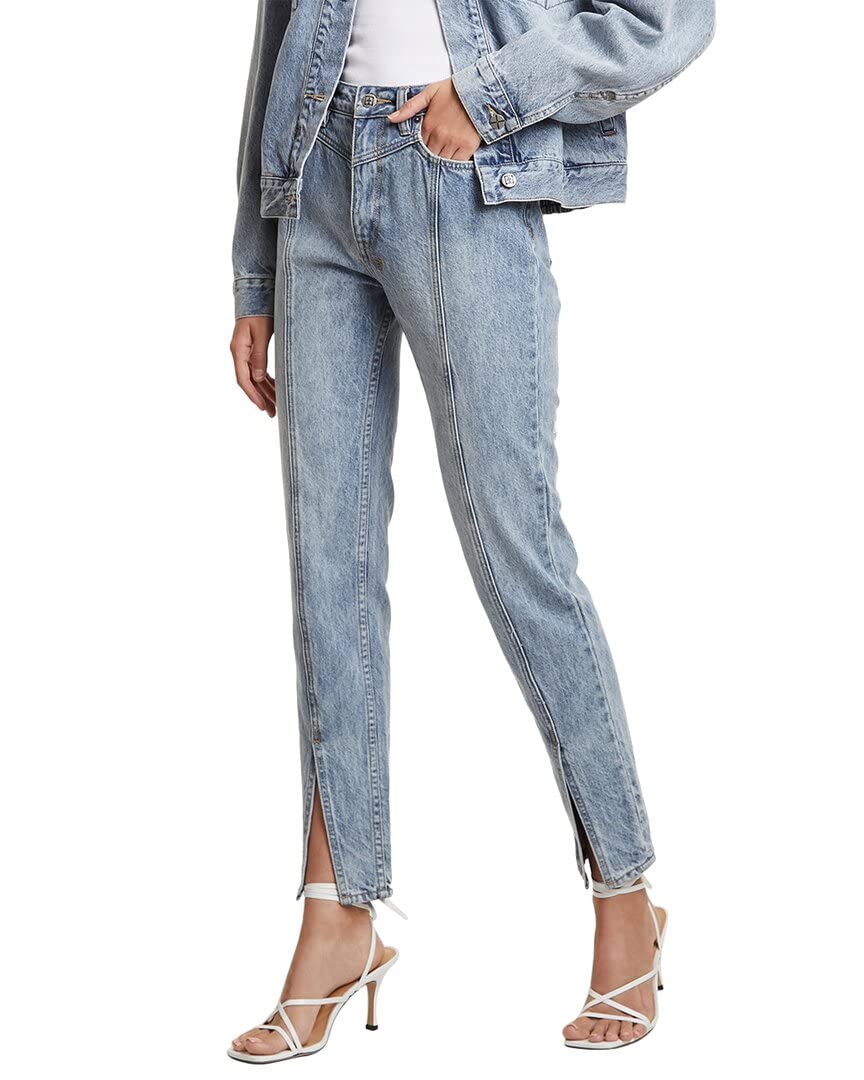 Ksubi Women's New Wave Crop Jeans - High Waist Distressed Denim Skinny Jeans for Women | Size 29 | Perfect for Casual Outfits, Street Style & Night Out