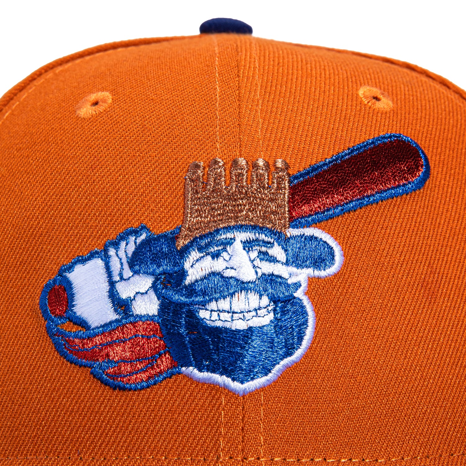 New Era 59Fifty MLB Butte Copper Kings Snapback Baseball Cap - Burnt Orange & Royal Blue - Adjustable Fit for Men & Women - Perfect for Baseball Games, Streetwear Fashion & Sports Fans