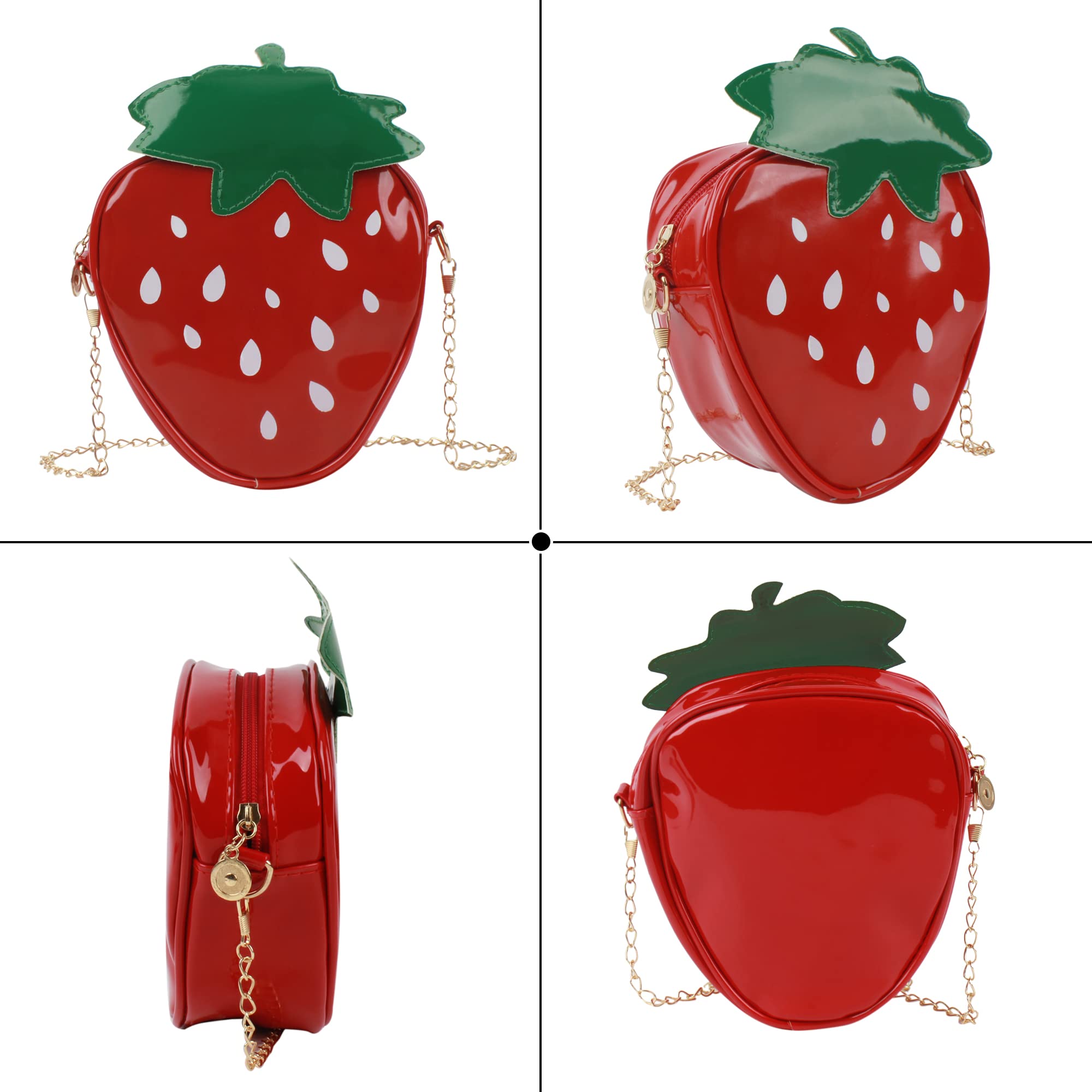 Goclothod Cute Fruit Crossbody Bag - Woven Summer Beach Shoulder Purse for Women | Perfect for Vacation, Travel & Casual Outings