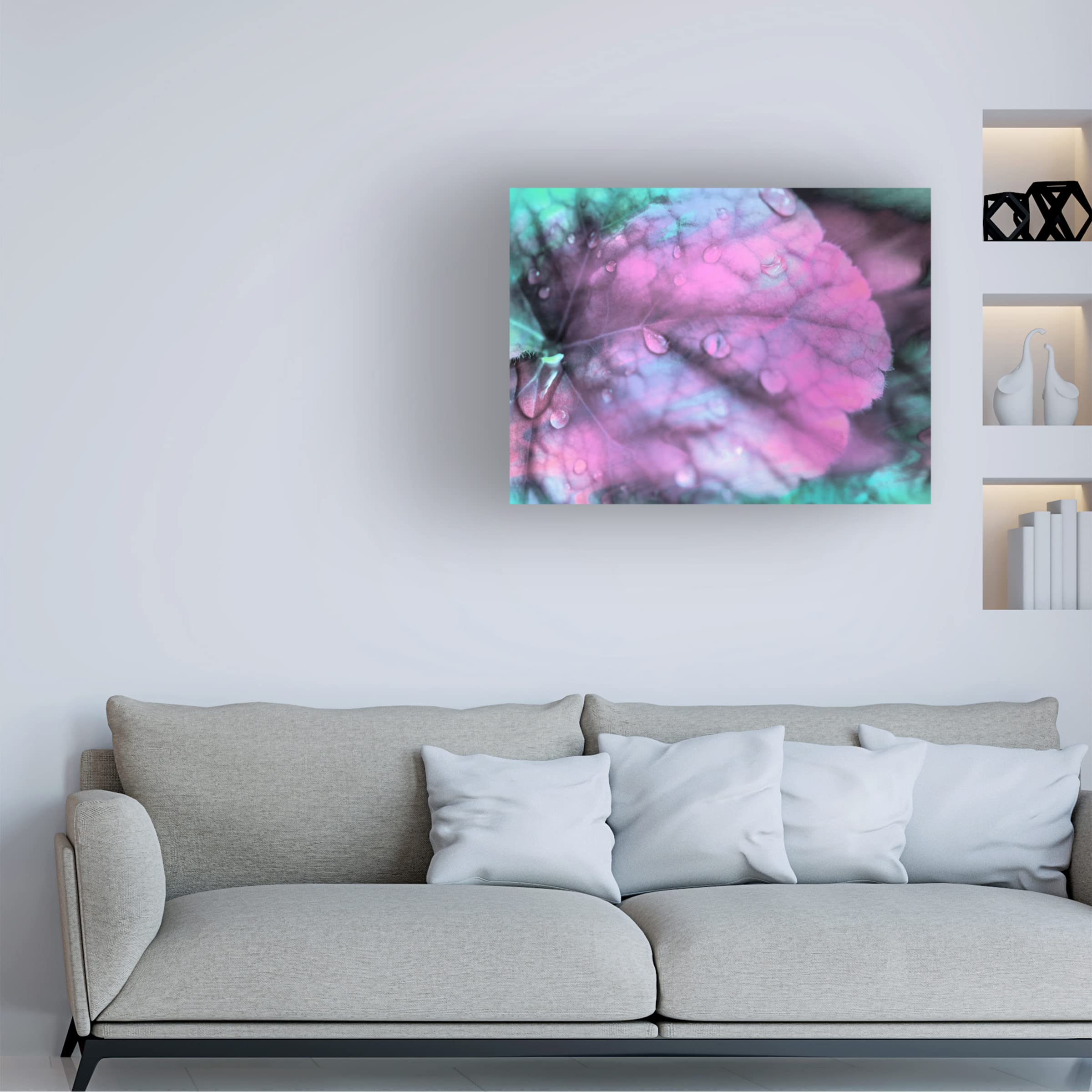 Trademark Fine Art 'Celestial Dew Drops III' Canvas Wall Art by Eva Bane - Modern Abstract Painting for Living Room, Bedroom & Office Decor
