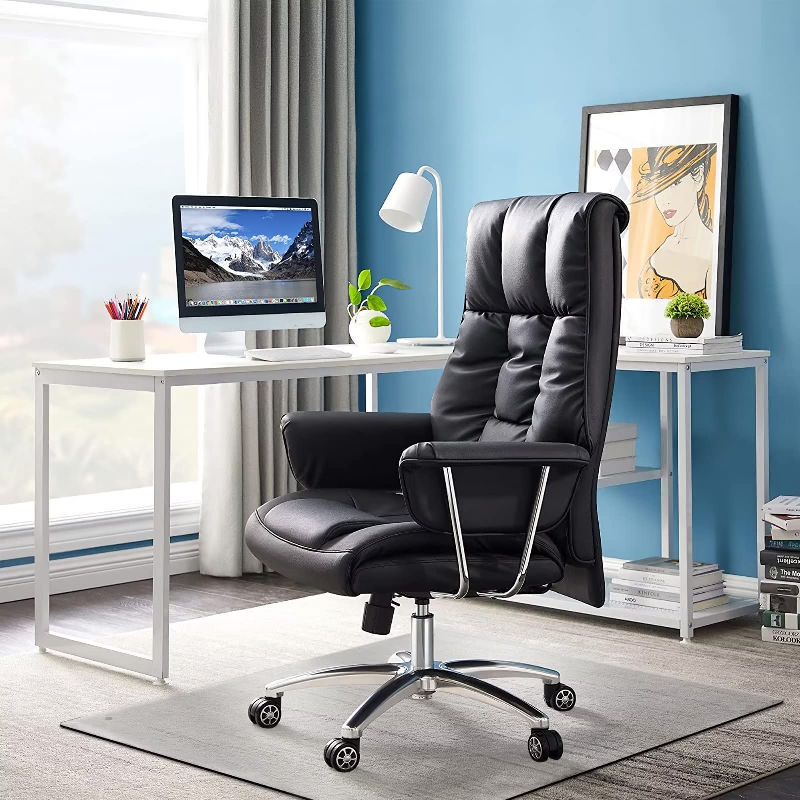 Tempered Glass Chair Mat for Carpet - 36