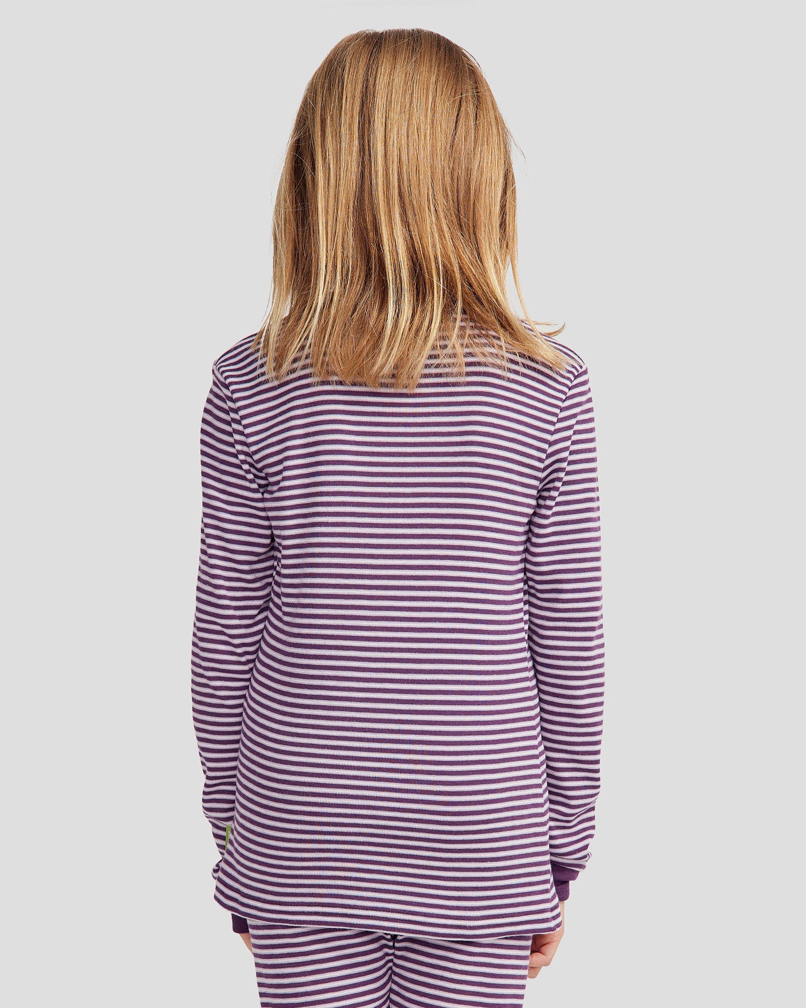 KMDCore Kids' Long Sleeve Top - Jam & Haze Striped Shirt for Boys & Girls | School, Playdates & Outdoor Activities
