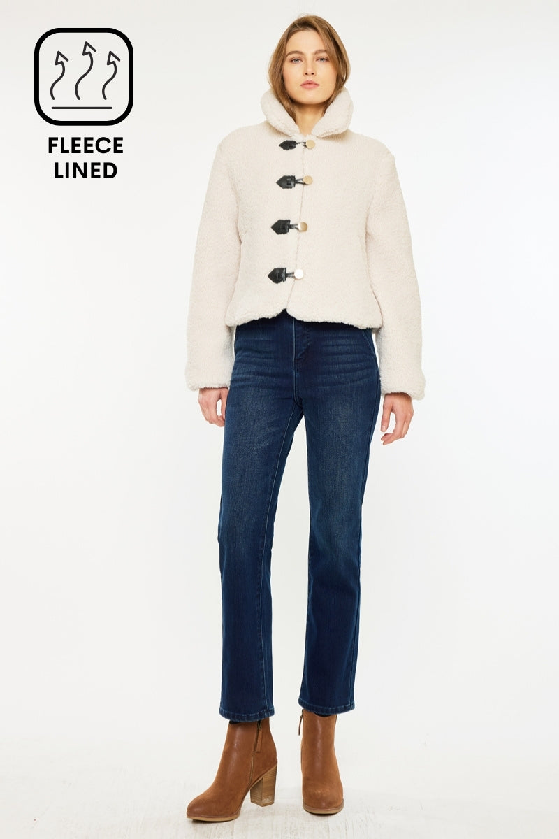 Felicity High Rise Slim Straight Leg Jeans for Women - Stretchy Comfort Fit Denim Pants for Casual Wear & Everyday Outfits