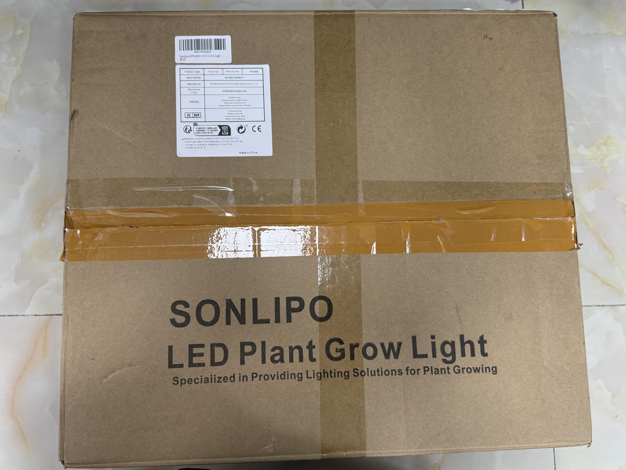 2024 New SPF2000 200W Full Spectrum LED Grow Light with IR - 3x3ft Coverage for Indoor Plants, Veg, Bloom | High-Efficiency Plant Growing Lamp for Hydroponics, Greenhouse & Home Gardening