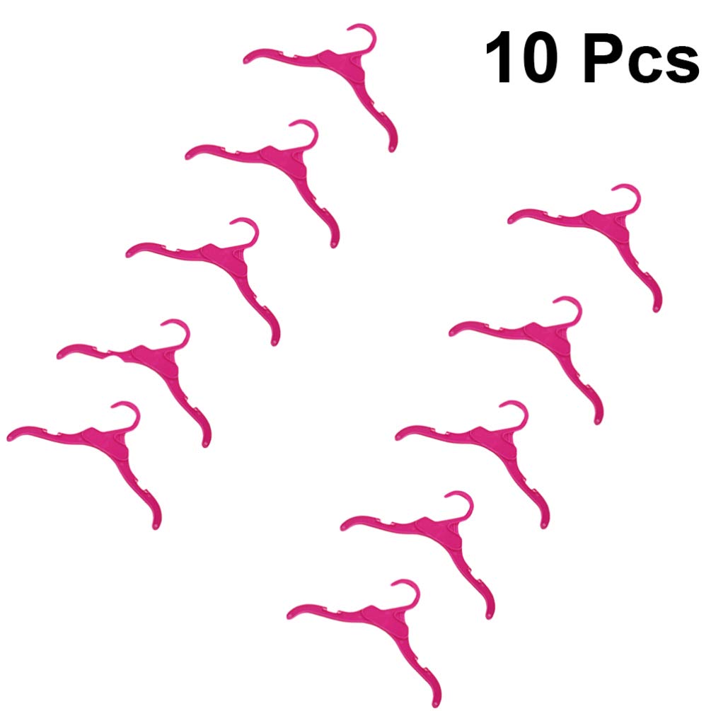 Balacoo 10pcs Dog Clothes Hangers - Durable Pet Cloth Hangers for Kids & Pet Supplies, Perfect for Organizing Pet Wardrobes at Home