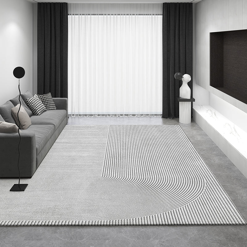 Modern Geometric Rugs - Abstract Contemporary Area Rugs for Living Room, Bedroom & Dining Room Decor - Stylish Home Flooring Ideas for Sofa, Table & Bed Placement
