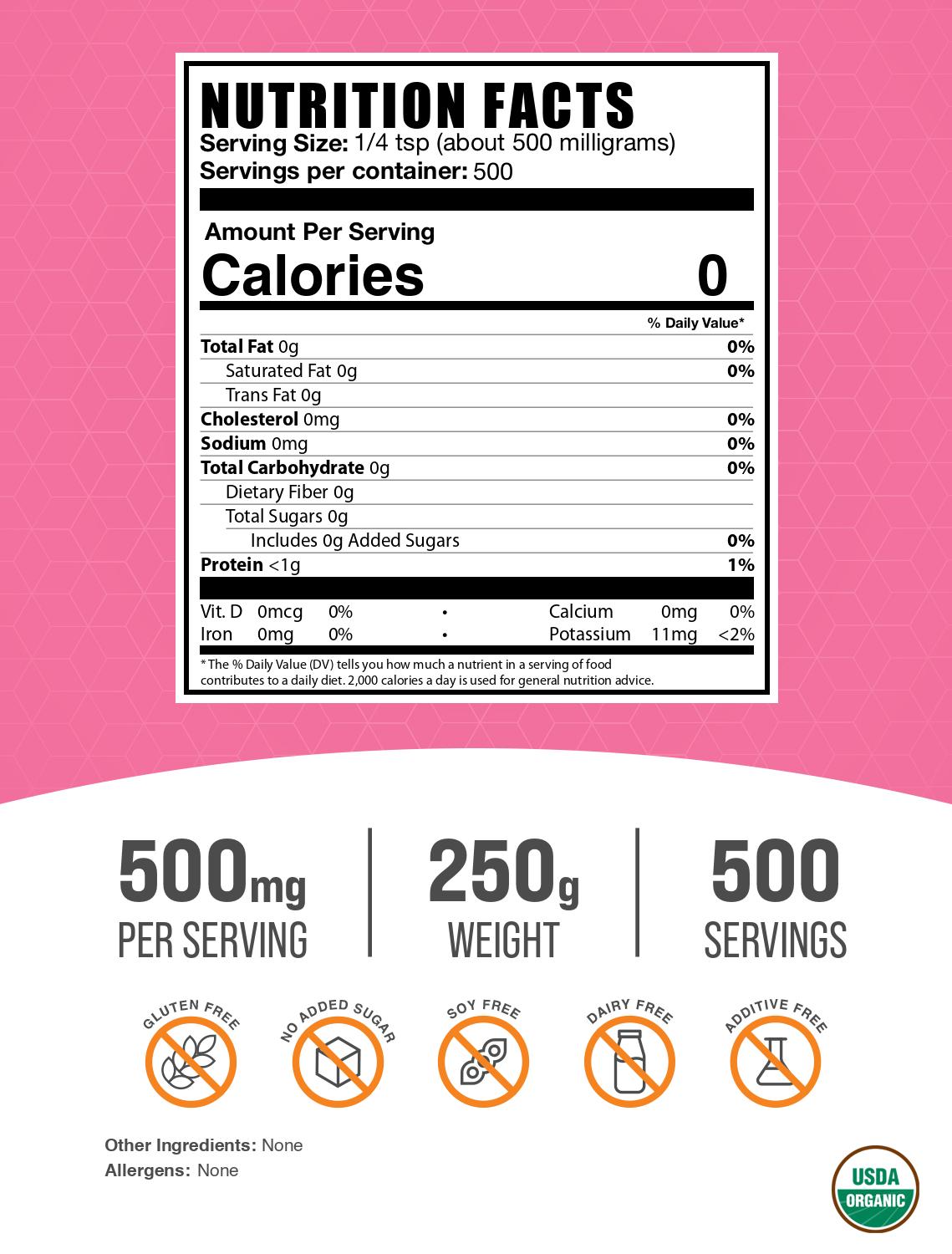 Organic Stevia Leaf Powder - Natural Sweetener for Baking, Tea & Healthy Recipes | Zero Calorie Sugar Substitute for Diabetics & Keto Diet
