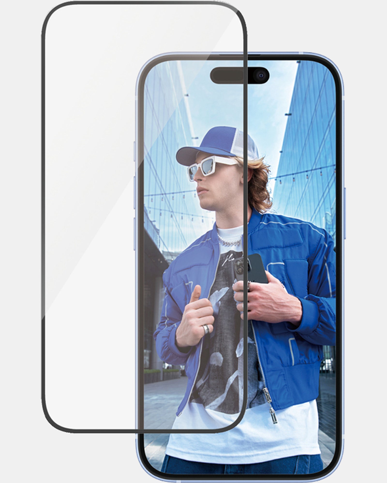 PanzerGlass UltraWide Fit Tempered Glass Screen Protector for iPhone 16 - Anti-Scratch, Bubble-Free, HD Clear Protection for Everyday Use, Work & Outdoor Activities
