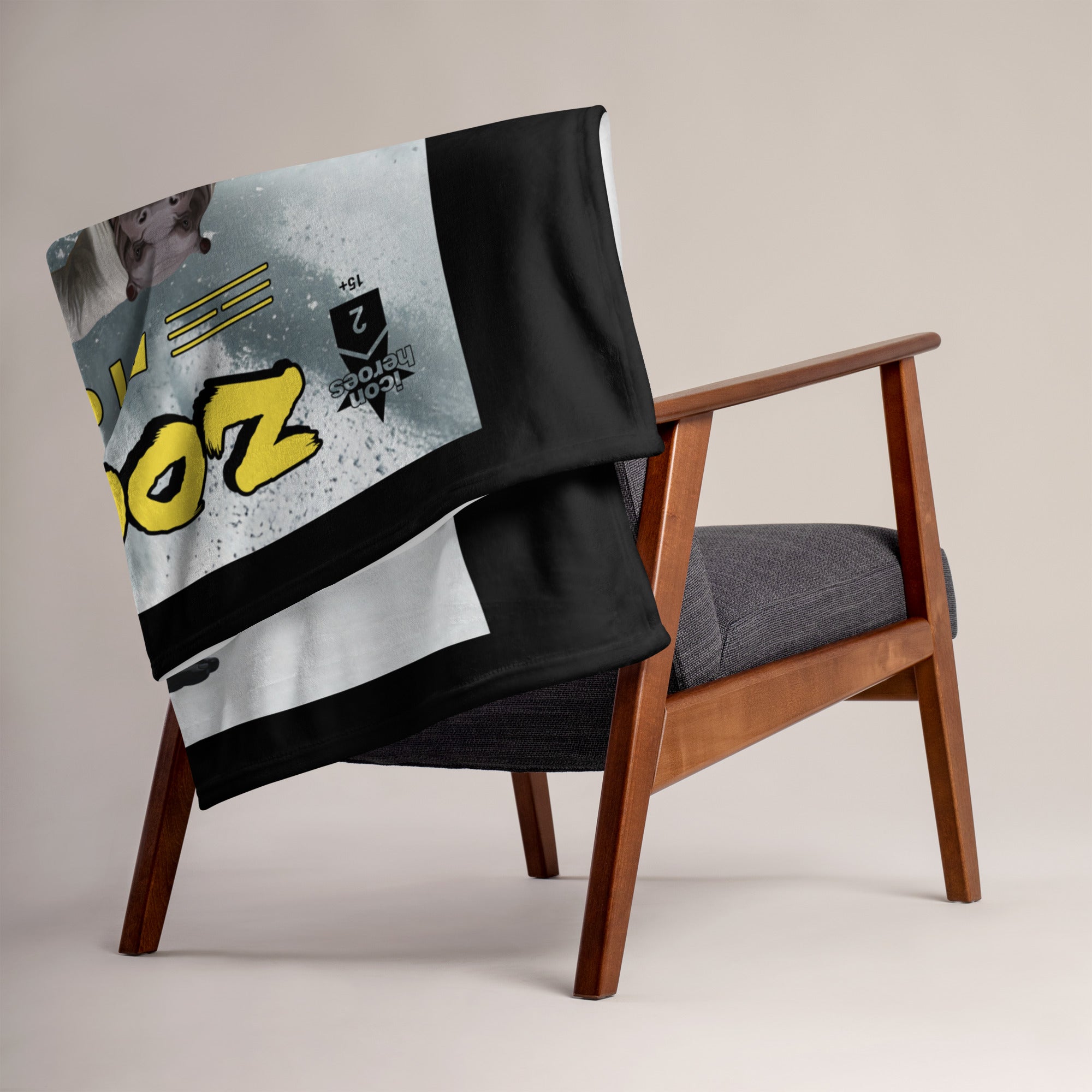 Zoo Jitsu Fighters #2 Cover D Kohse Throw Blanket - Soft Flannel Blanket for Anime Fans, Gaming Room Decor, Couch & Bed - Perfect for Cosplay, Gift Giving & Winter Warmth