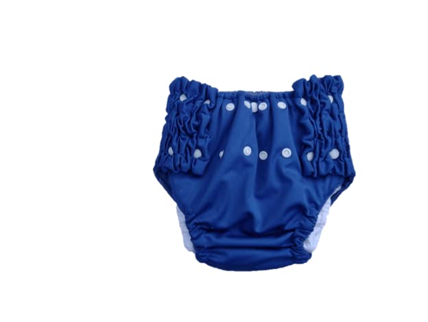 Washable Reusable Cloth Pull Up Training Pants for Toddlers 2-6 Years - Royal Blue Large (4-6 Years) | Eco-Friendly Nighttime Diaper Alternative for Potty Training & Preschoolers