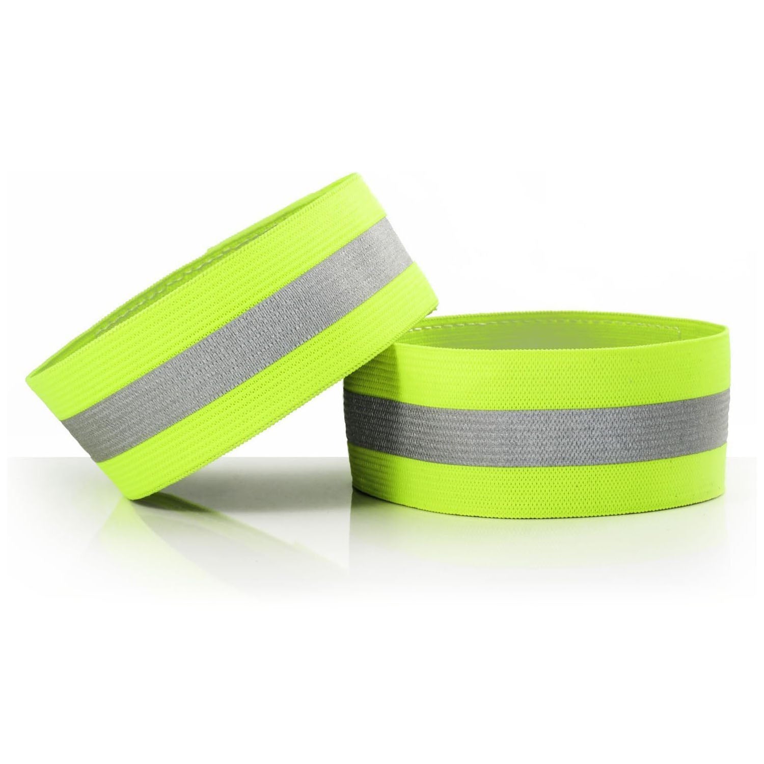 High Visibility Reflective Safety Bands for Wrist, Arm, Ankle & Leg - Reflective Gear with Adjustable Straps for Night Walking, Cycling, Running & Outdoor Activities