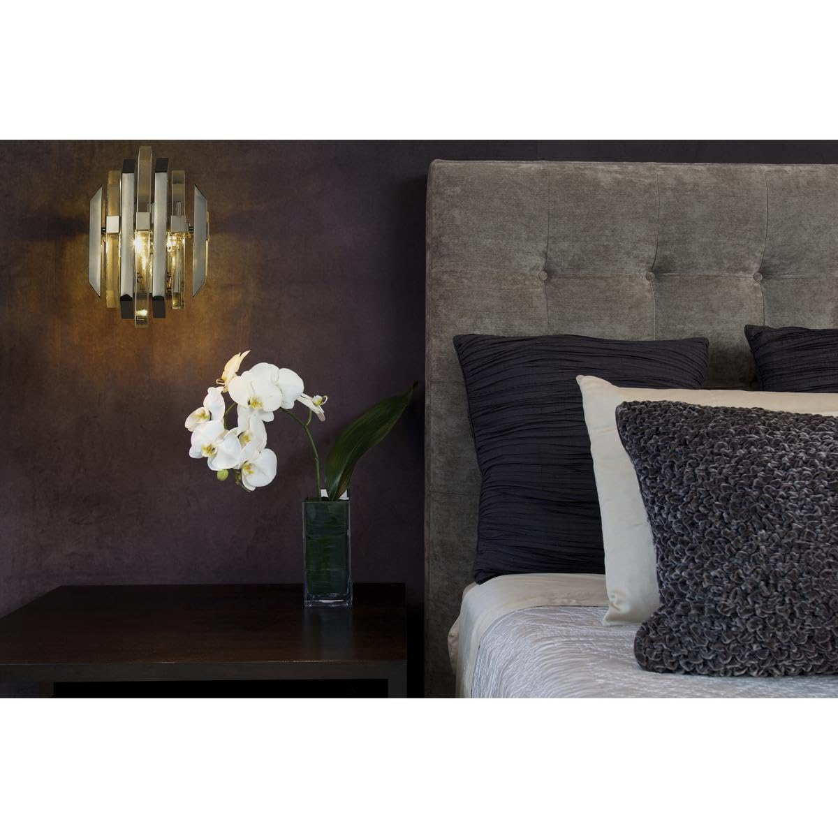 Z-Lite 4006S-PN 2-Light Wall Sconce in Brushed Nickel Finish - Modern Hallway & Bedroom Lighting Fixture for Home Decor