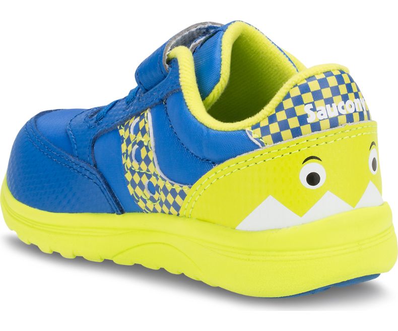 Saucony Blue Monster Baby Jazz Lite A/C Sneakers for Toddlers & Infants - Comfortable Walking Shoes for Boys & Girls - Perfect for Playtime, Daycare & First Steps