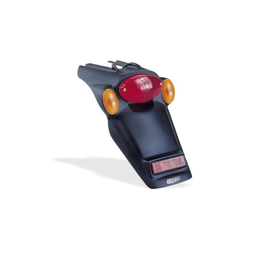 UFO PP01213001 LED Taillight with Turn Signals & License Plate Holder - Universal Fit for Motorcycles, ATVs, UTVs - Durable Waterproof Design for Off-Road & Night Riding