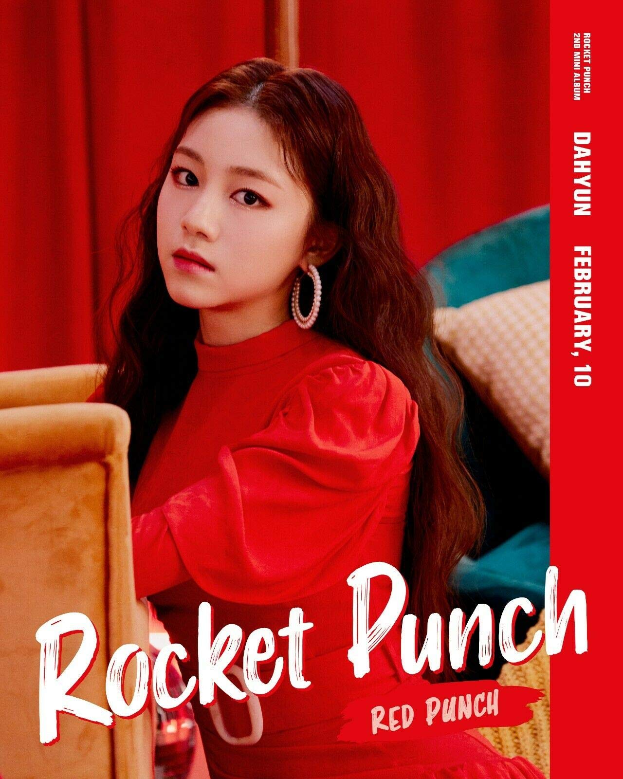 Rocket Punch 'Red Punch' 2nd Mini Album CD Set - 80p Booklet, Photocard, Bookmark, Sticker & Pouch | Kpop Collectibles for Fans | Perfect for Gifts, Display & Kpop Collections