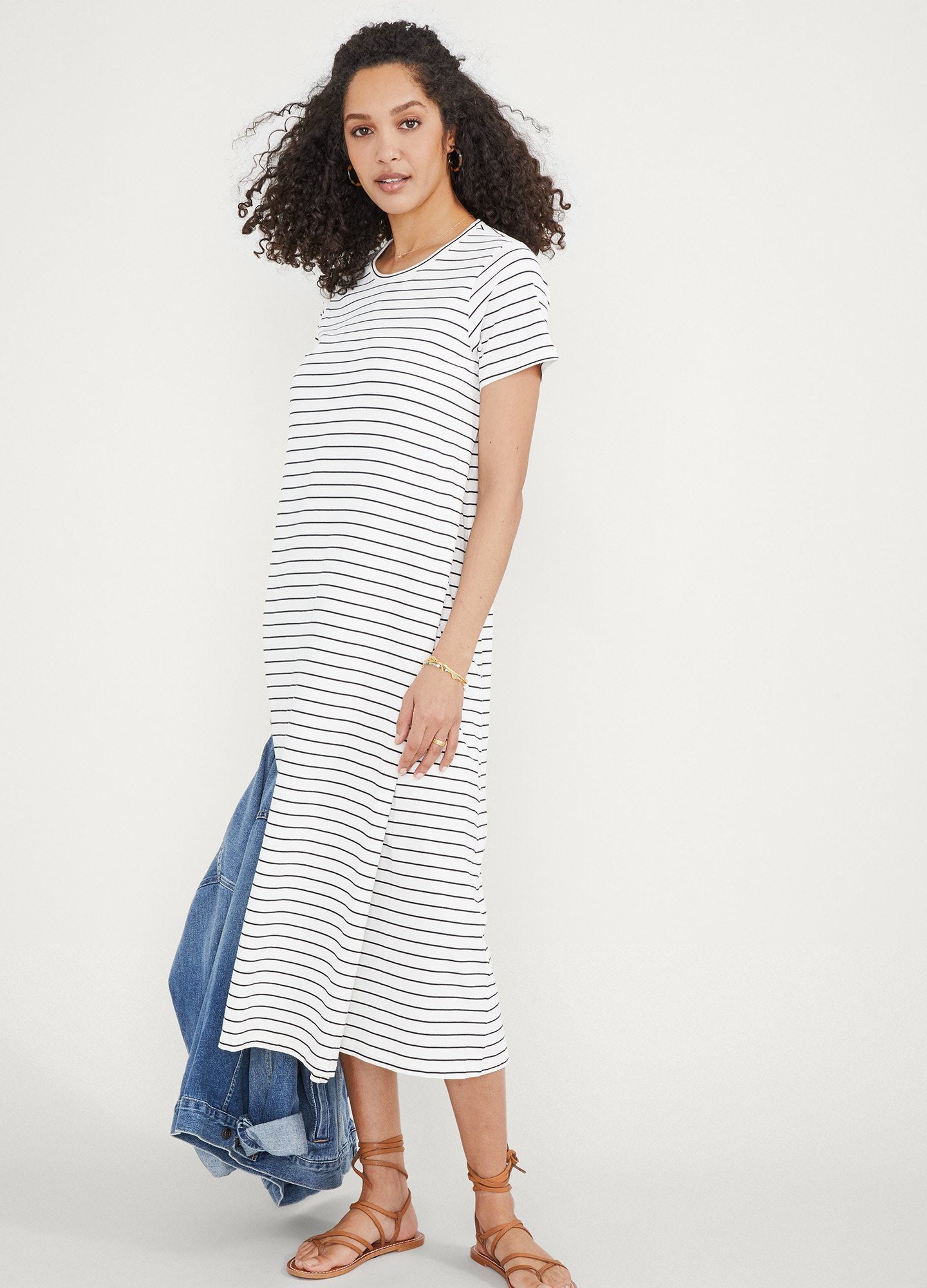Easy Going Nursing Tee Dress - Comfortable Maternity & Breastfeeding Dress for Everyday Wear - Perfect for Nursing Moms at Home, Work or Outings