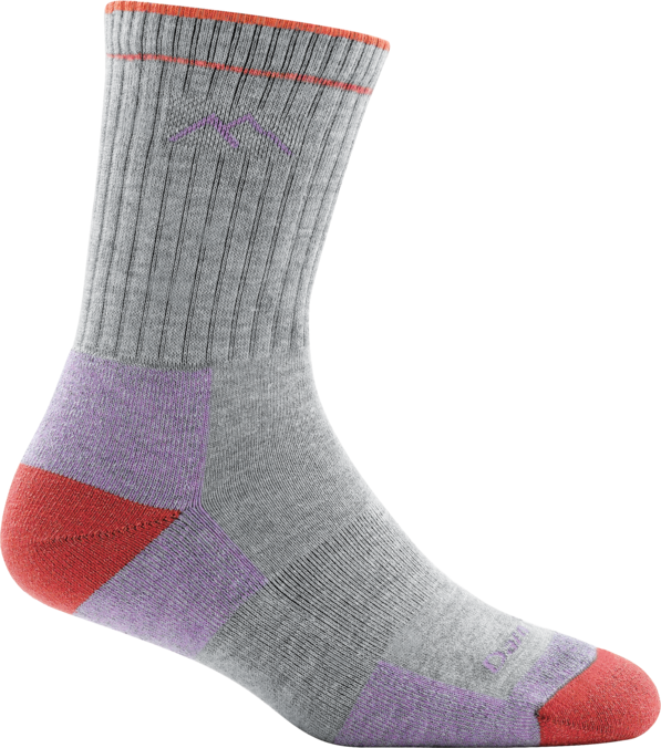Darn Tough 1929 Women's CoolMax Hiker Micro Crew Midweight Cushion Socks - Moisture Wicking Hiking & Outdoor Socks for Trail Running, Backpacking & Camping