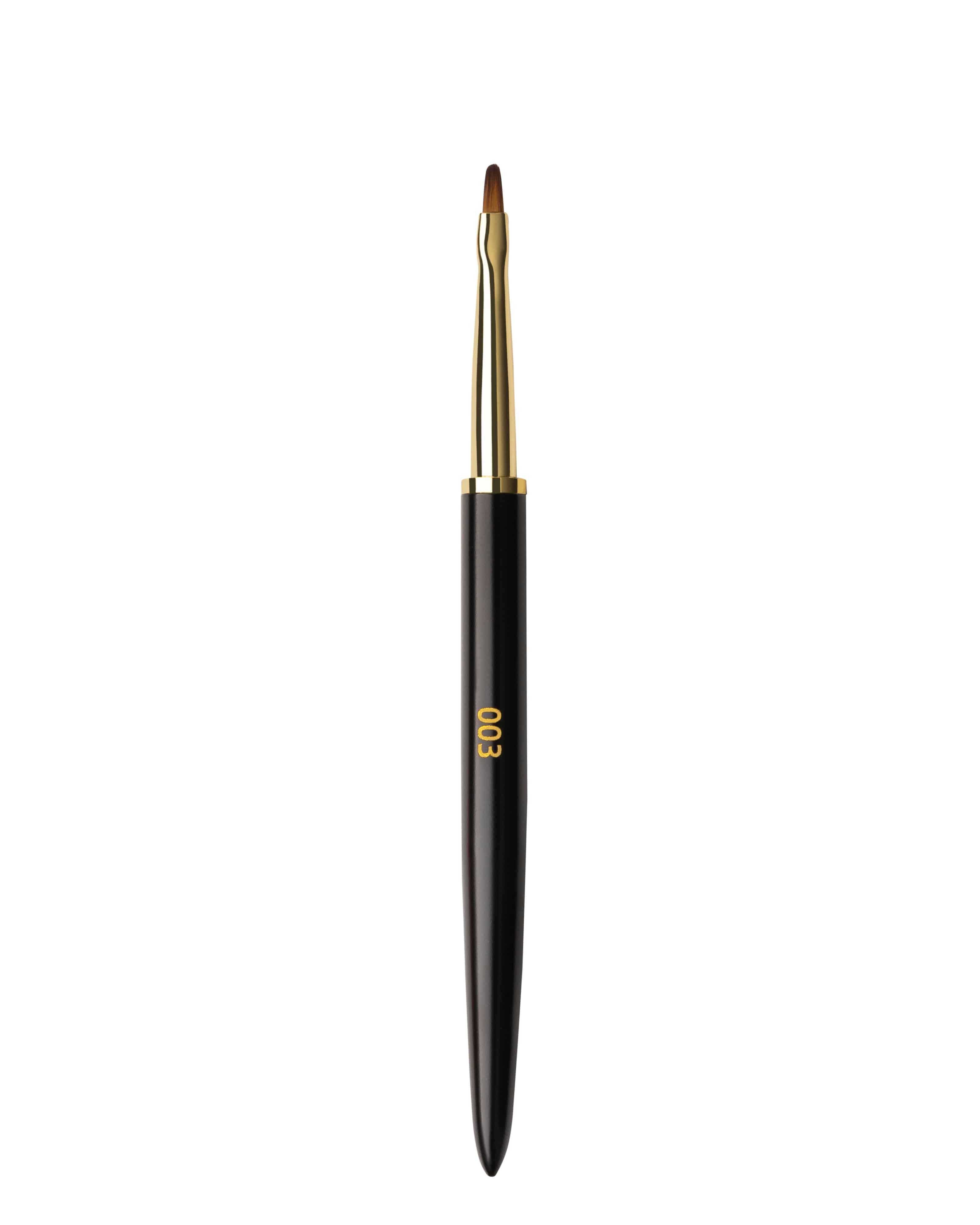 Premium F.O.X Nail Art Brush 003 Flora (Cat's Tongue Shape) - Professional Nail Design Tool for Gel, Acrylic & Hand Painting - Perfect for Salon, Home Manicure & DIY Nail Art