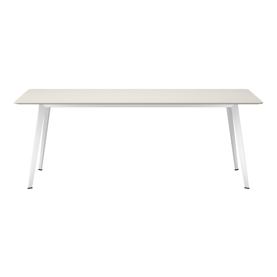 Modern Rectangular JW Dining Table - Solid Wood Kitchen Table for 6-8 People - Perfect for Family Dinners & Entertaining Guests