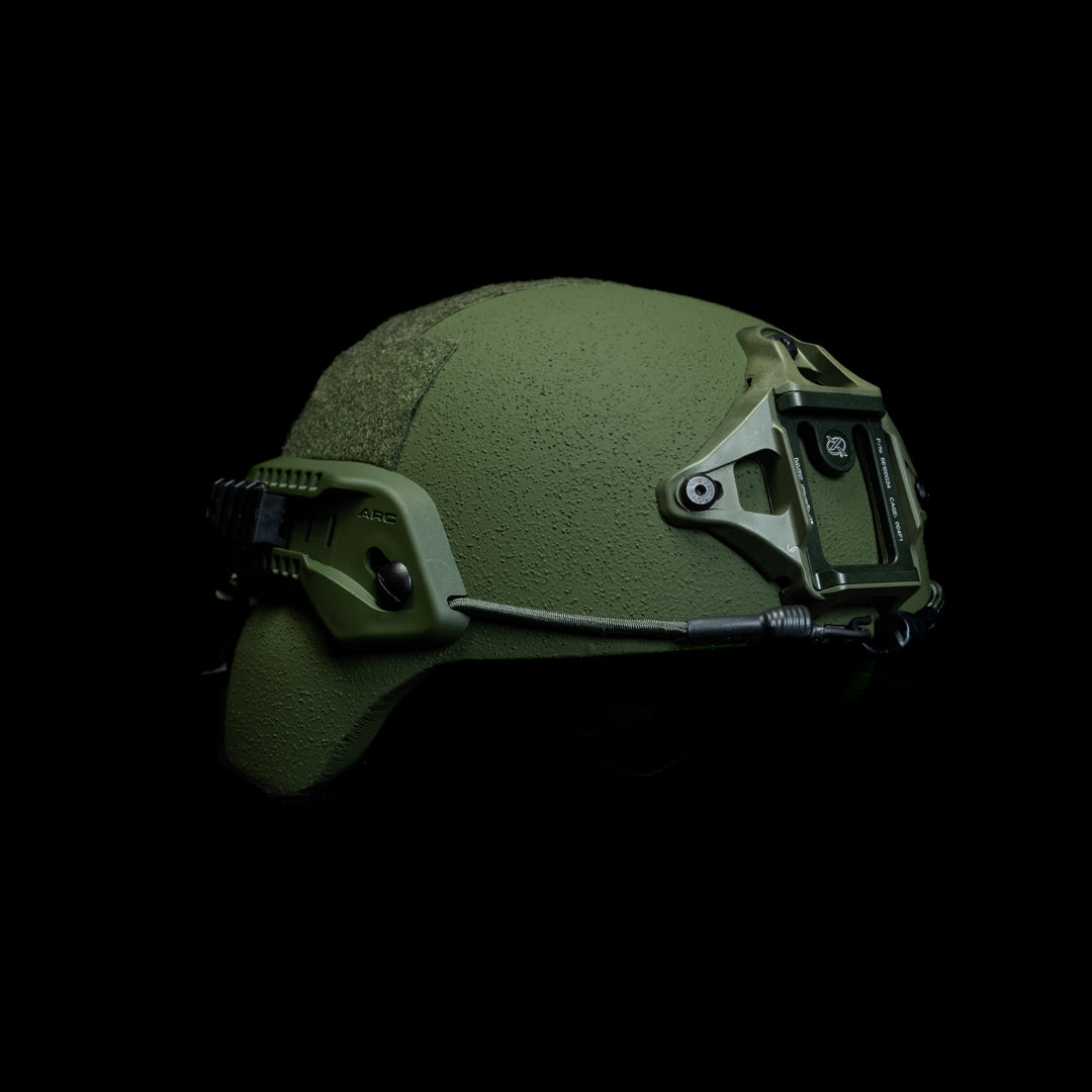 HighCom Striker RCH NIJ Level III+ Tactical Rifle Combat Helmet - Bulletproof Military & Police Helmet for Shooting Range, Airsoft, and Outdoor Activities