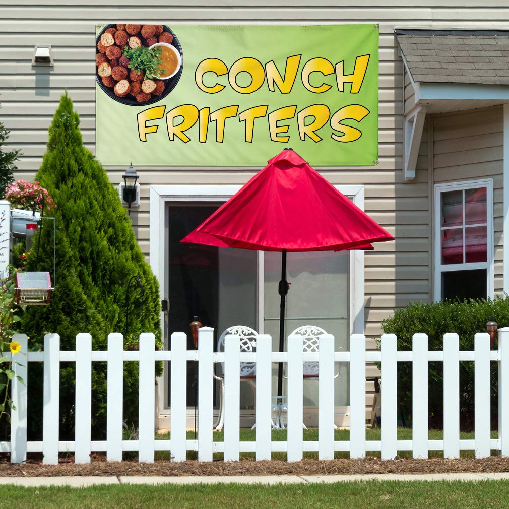 Premium Vinyl Banner - 60x144 Inches, Weatherproof & Durable with 10 Grommets for Outdoor Advertising - Perfect for Restaurants, Food Promotion, Industrial Yard Signs & Events