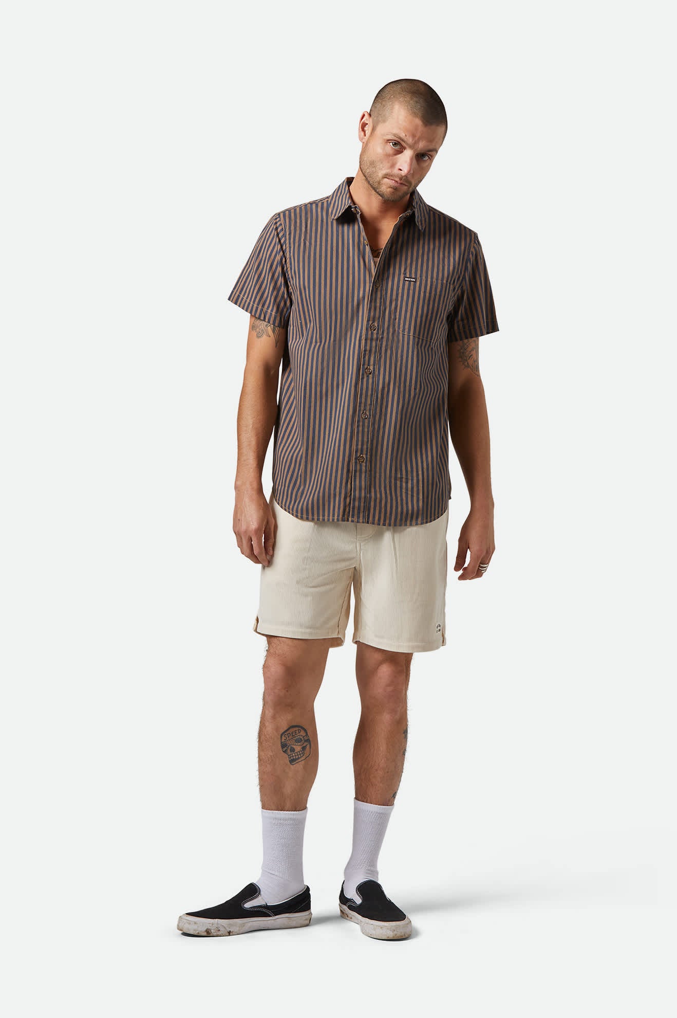Premium Corduroy Shorts for Men & Women - Comfortable Everyday Wear - Whitecap - Perfect for Casual Outings, Work & Travel