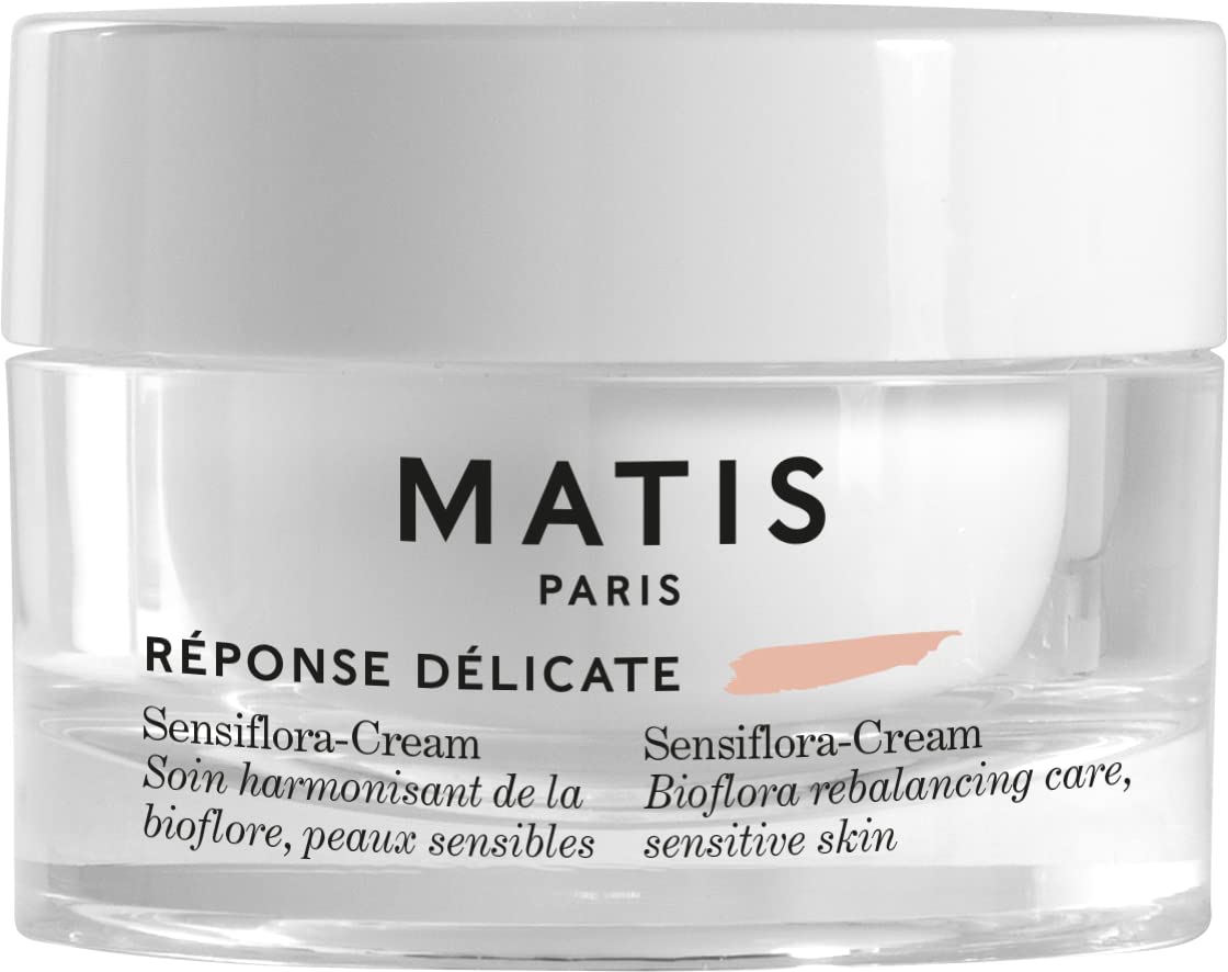 Matis Paris Réponse Delicate SensiFlora Cream - Soothing Face Moisturizer for Sensitive Skin | Rebalances Skin Bioflora | Hydrates & Calms Irritation | Perfect for Daily Skincare Routine & Post-Treatment Care #A0810071