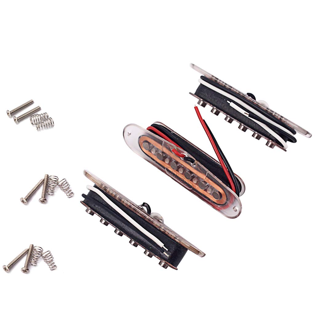 Alnicov 3PCS/Set 6-String Single Coil Guitar Pickups for Fender Stratocaster & Squier - Perfect for Electric Guitar Upgrades & DIY Repairs