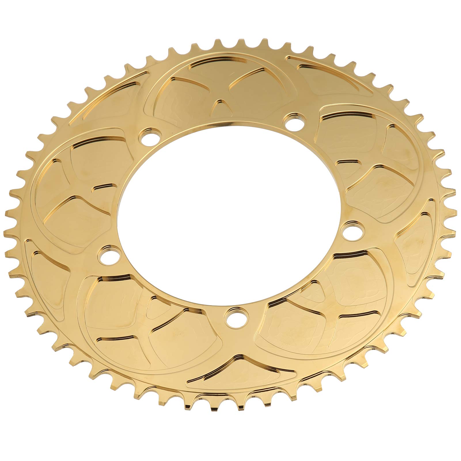 Alomejor 56T Bike Chainring - BOLANY ZDP-04 Road Bike Chainring with Positive & Negative Teeth - Single Speed Chainring for Road Bikes - Perfect for Cycling, Commuting & Performance Upgrades