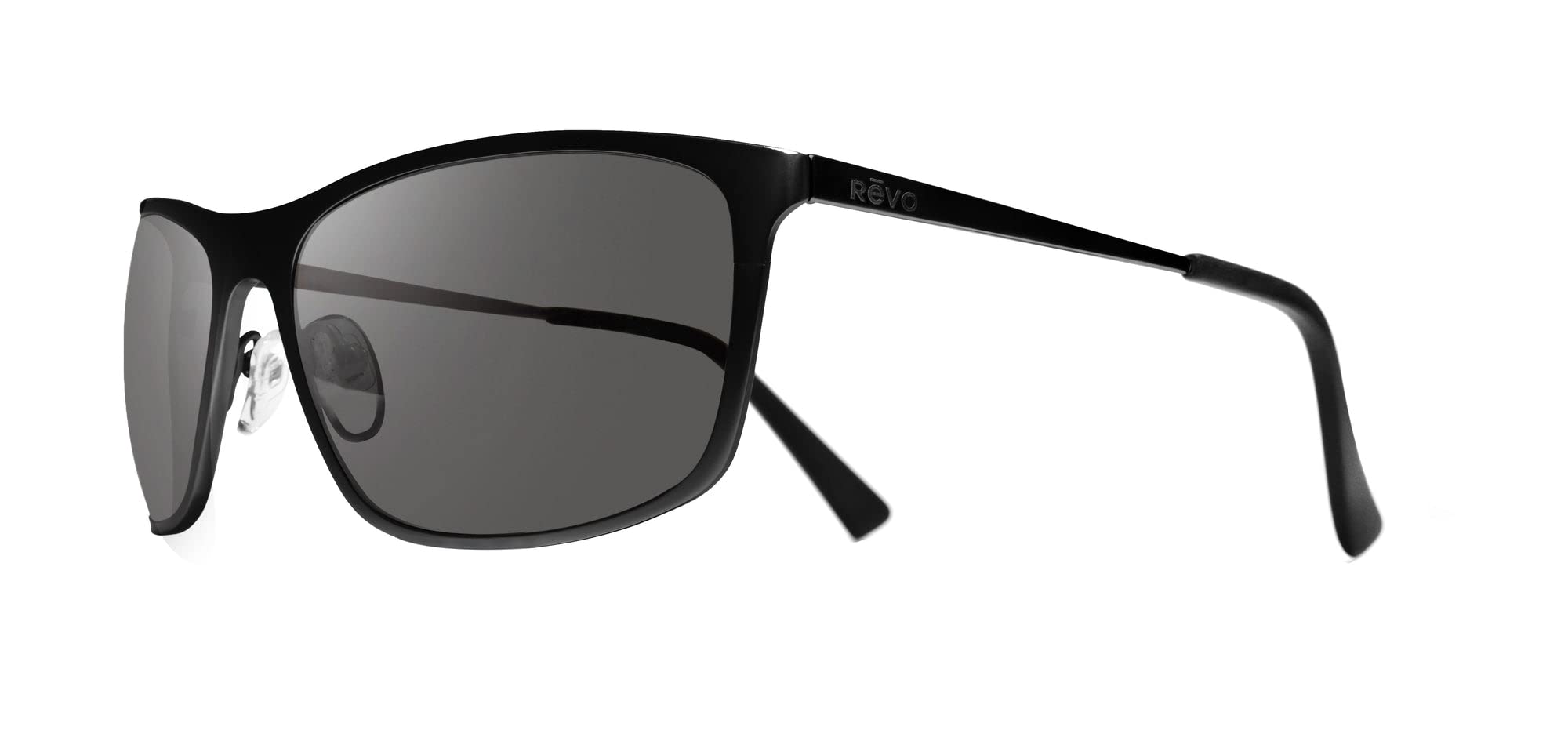 Revo Meridian Polarized Sunglasses - Titanium Wraparound Frame for Men & Women - UV Protection for Driving, Running, Hiking & Outdoor Activities