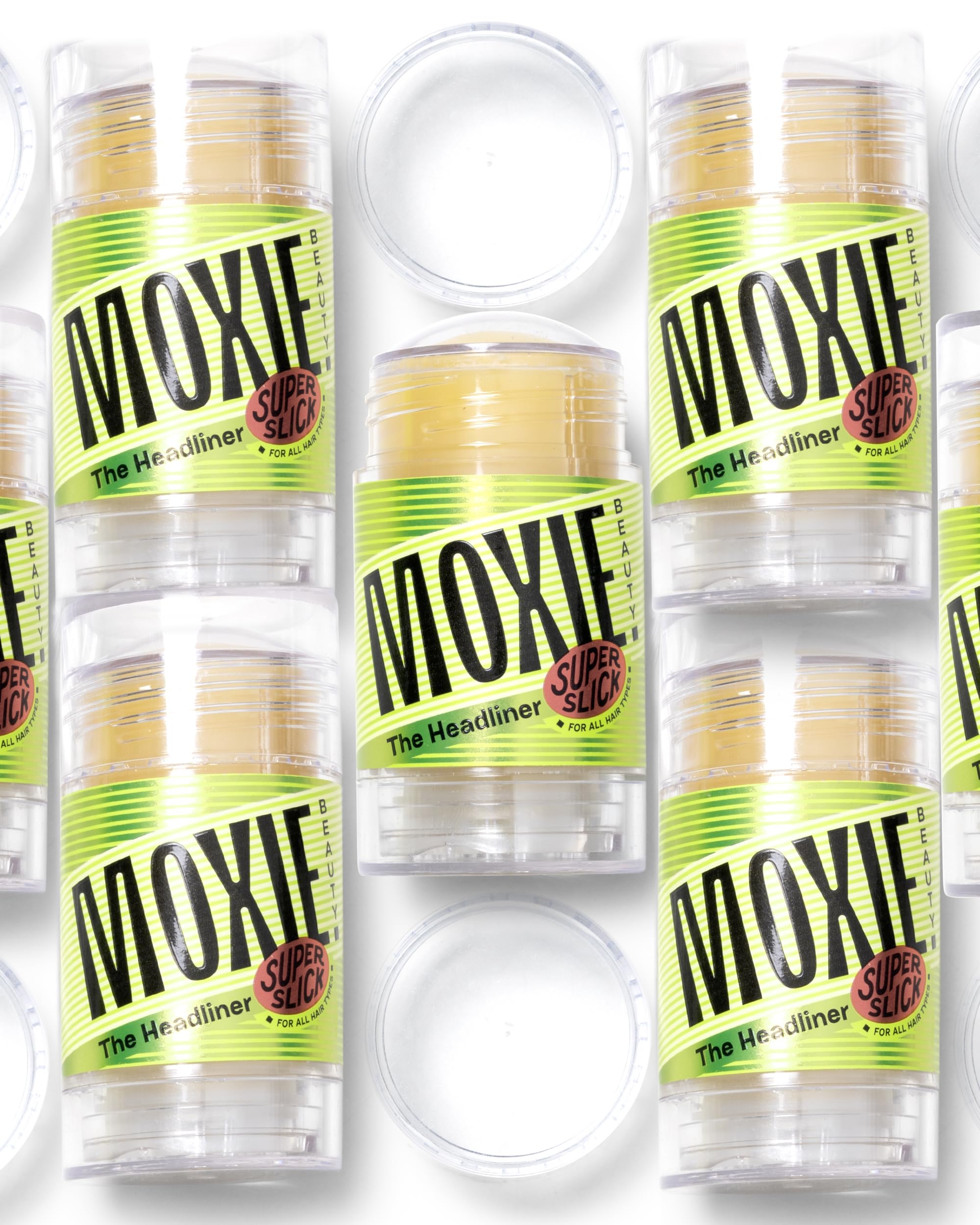 Moxie Beauty The Headliner Hair Wax Styling Stick - Flyaway Hair Fixer with No Residue for Smooth & Sleek Styles - Perfect for Men & Women's Daily Hair Care, Styling, and Travel