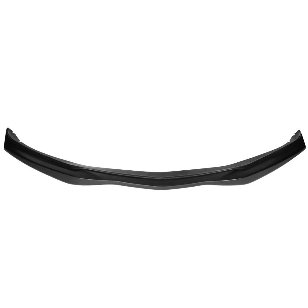 IKON MOTORSPORTS AC Style Black PU Front Bumper Lip Spoiler for 2016-2018 Chevrolet Camaro SS | Enhances Aerodynamics & Sporty Look | Perfect for Street Racing & Car Shows