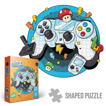 Totally Chill Glow in The Dark Puzzles for Gamers - Fun & Relaxing Brain Teasers for Game Nights & Stress Relief