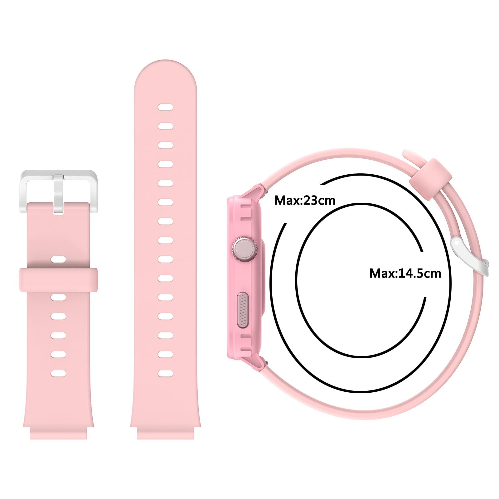 Sport Watch Band Compatible with H96 Watch for Boys & Girls - Durable Replacement Sport Watch Strap Wristband for Kids - Perfect for Running, Swimming & Outdoor Activities