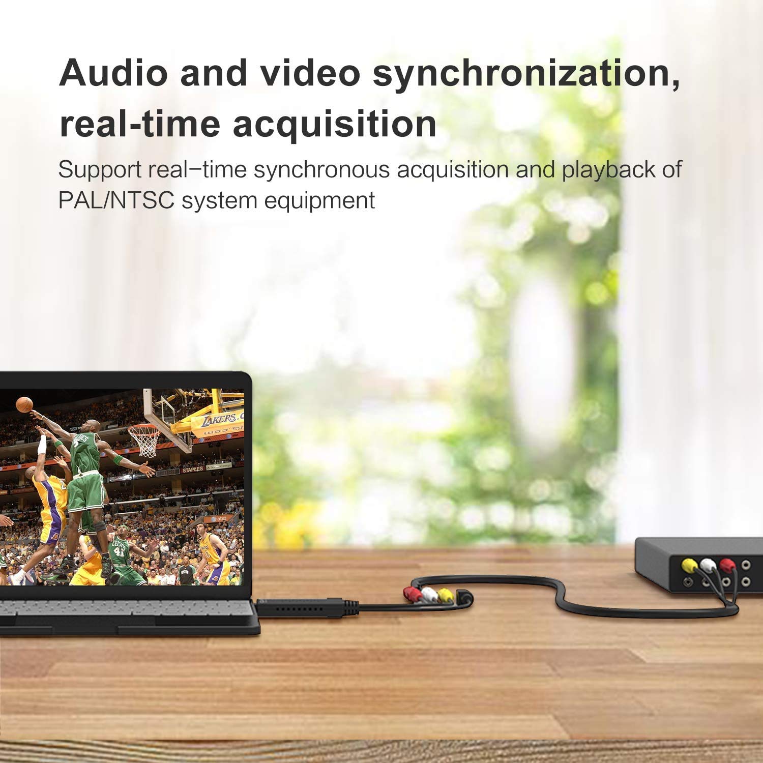 USB 2.0 Video Capture Card - VHS/DVD to Digital Converter for PC & Mac | Home Video Digitizing