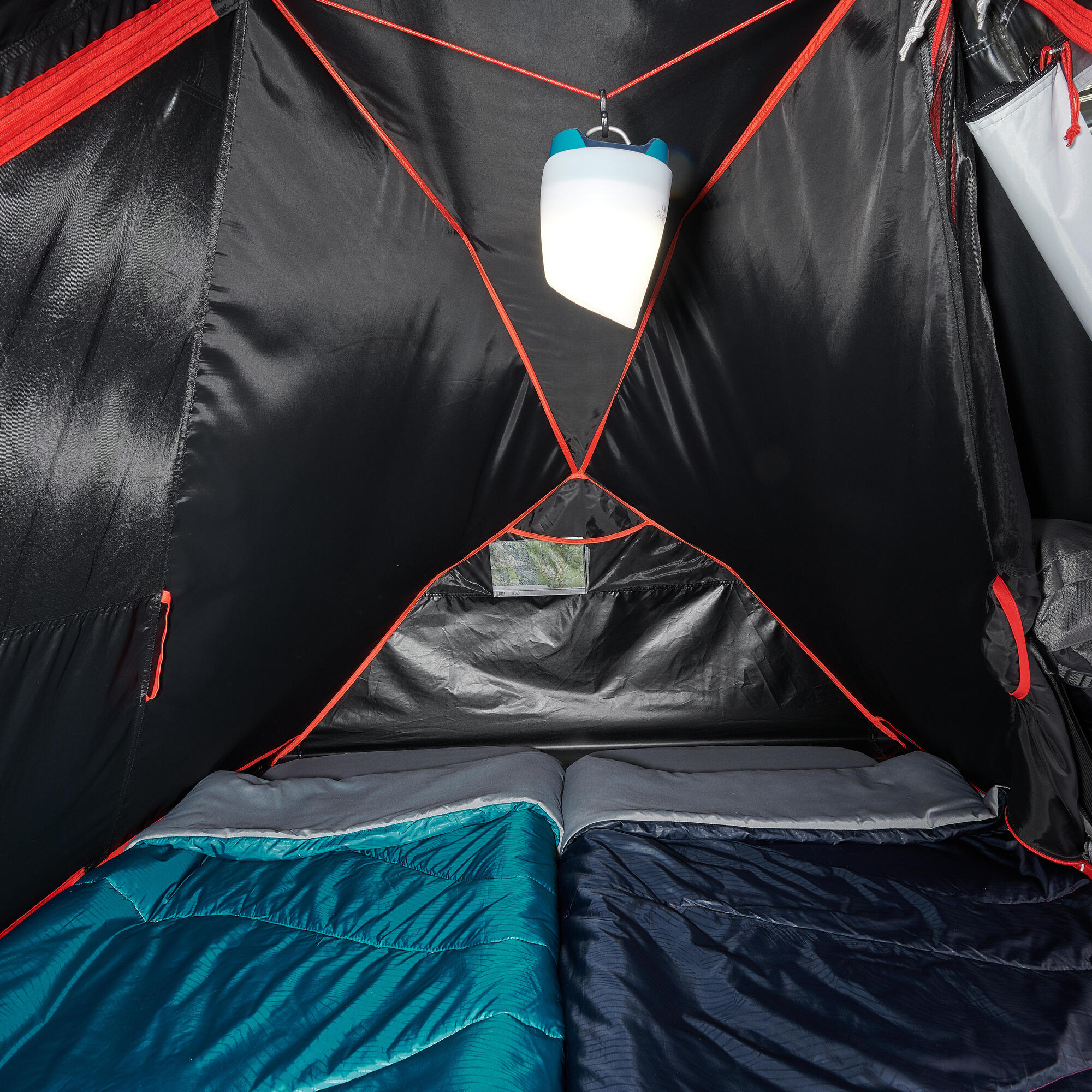 Quechua 2 Second Easy Fresh & Black Waterproof Pop Up Camping Tent for 2 Person - Lightweight Instant Setup Tent for Outdoor Adventures, Hiking, Backpacking & Family Camping Trips