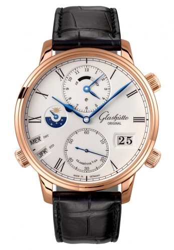Glashutte Original Senator Cosmopolite 18K Red Gold Men's Luxury Watch - Perfect for Business Meetings, Formal Events & Watch Collectors