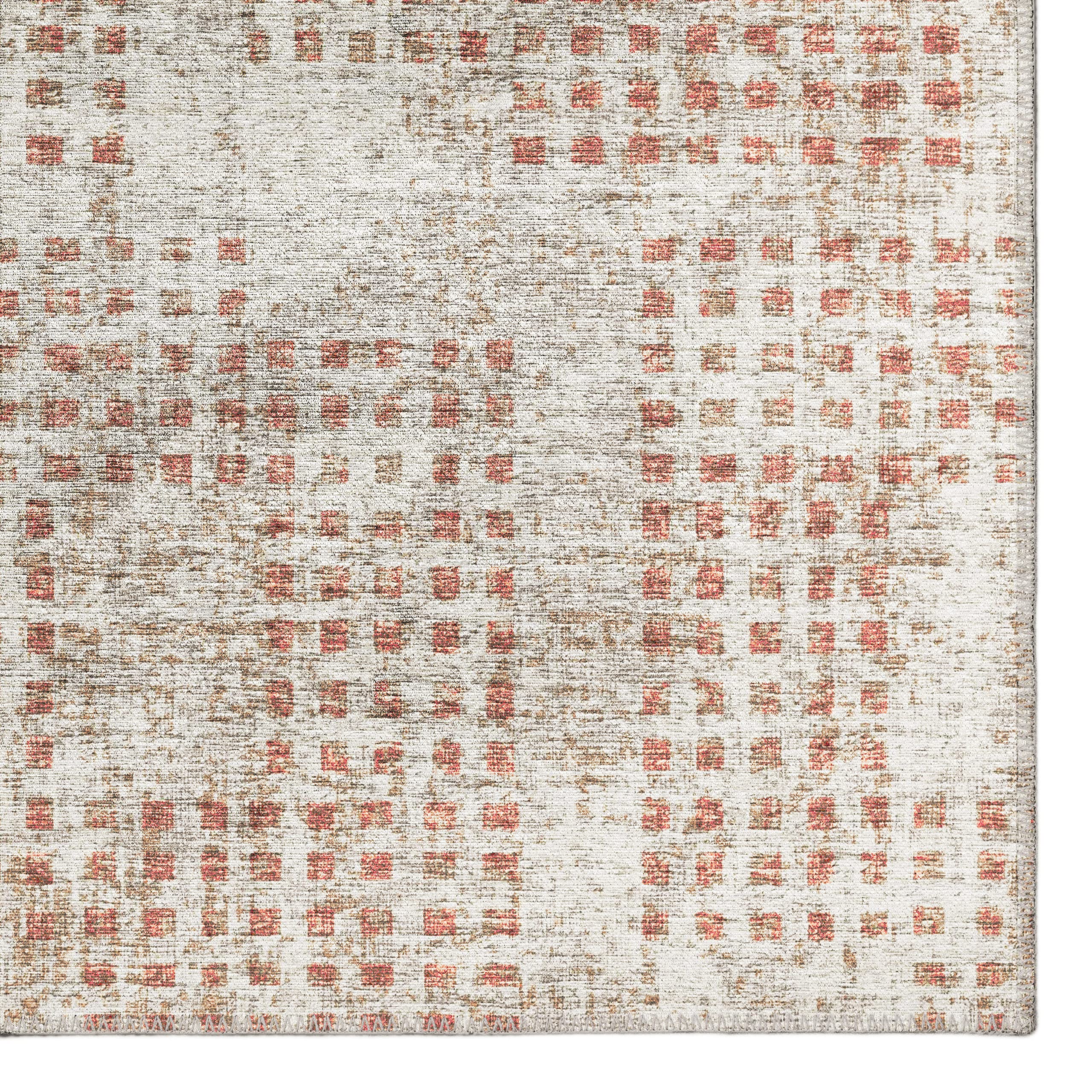 Addison Rugs Eleanor AER31 Spice 9' x 12' Indoor/Outdoor Area Rug - Machine Washable, Non-Shedding, Easy Clean - Perfect for Bedroom, Living Room, Dining Room, Kitchen & Patio - Durable & Stylish Home Decor for All Seasons