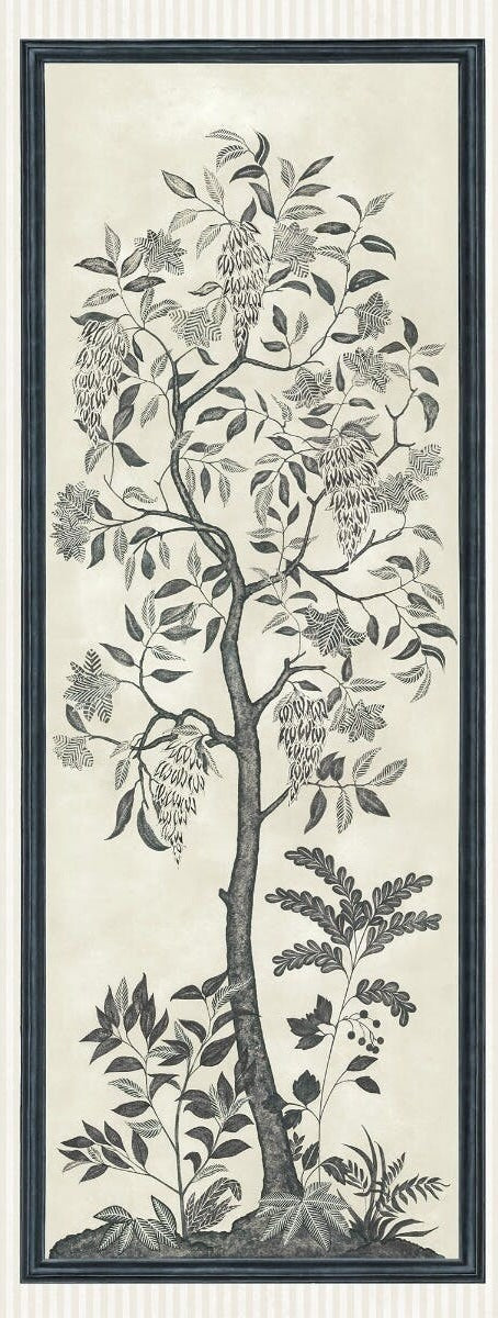 Cole and Son Trees of Eden/Eternity Wallpaper - Charcoal Parchment Design for Luxury Home Decor | Perfect for Living Rooms, Bedrooms & Offices